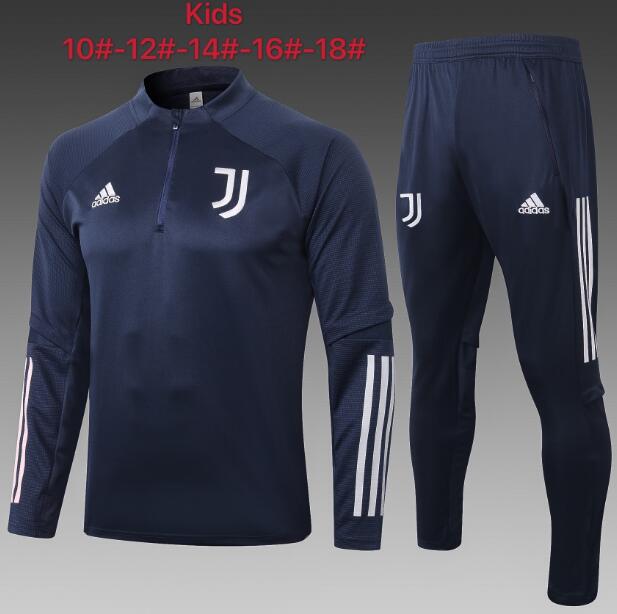 Juventus Kids Navy Sweatshirt and Pants Youth Training Kits 2020/21